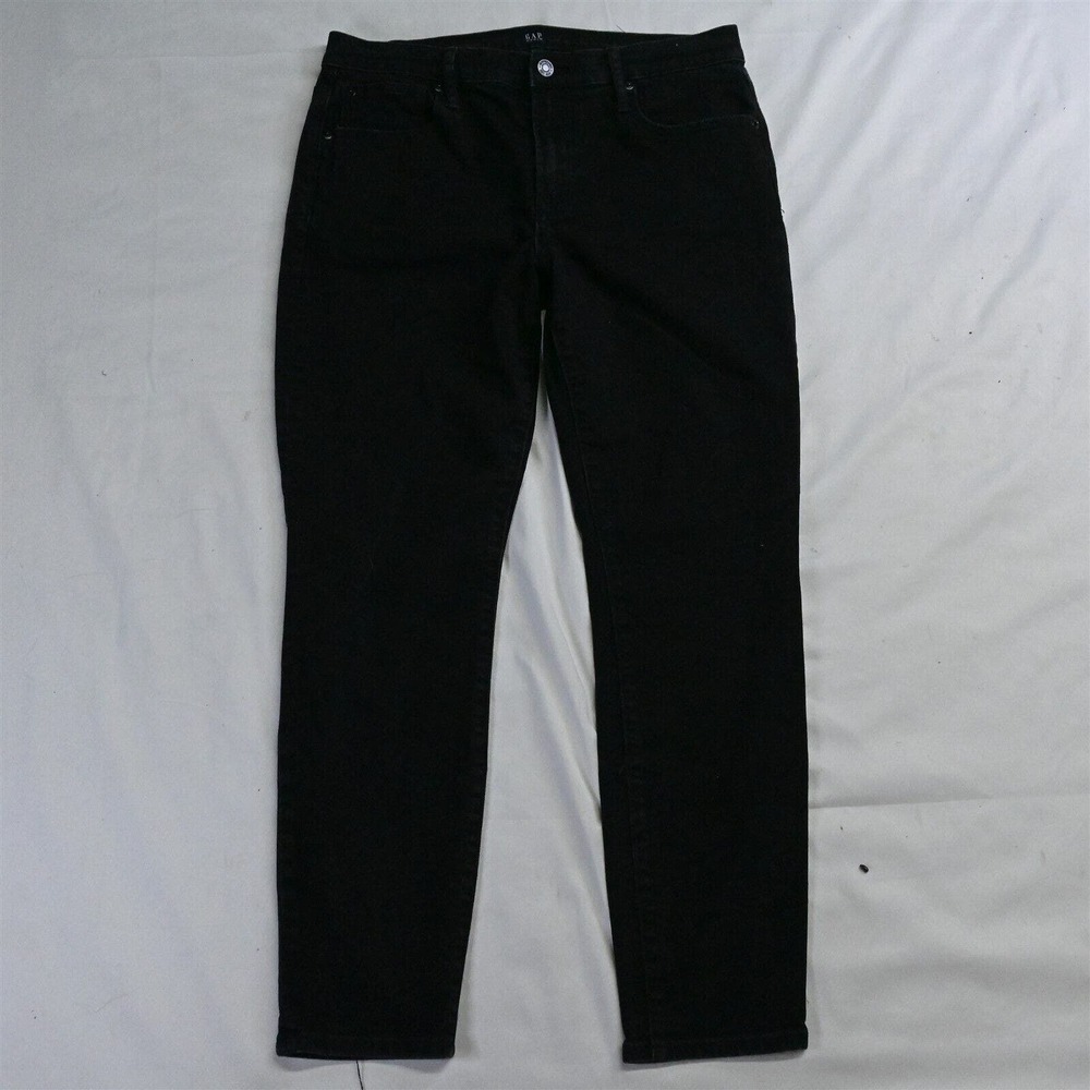 Gap 31 Short‎ True Skinny Black Stretch Denim Jeans